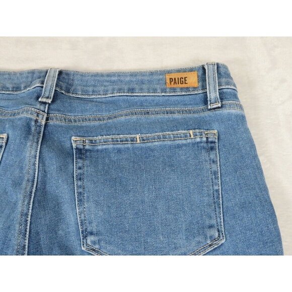 Paige Brigitte Women's Jeans Sz 29 Casual Preppy Straight Leg Medium Wash Demin - Picture 9 of 9